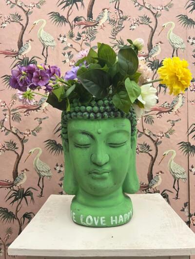 Buddha Bloemenvaas Green