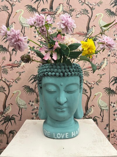 Buddha Bloemenvaas Blue